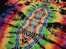 Load image into Gallery viewer, 2XL. DISCOUNTED FOR TINY HOLE. Diamond fusion with spine tee