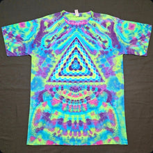Load image into Gallery viewer, Large. Triangle mandala tee.

