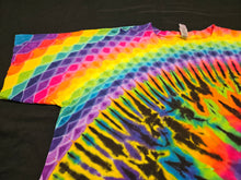 Load image into Gallery viewer, Large. Rainbow/ mandala combo tee.
