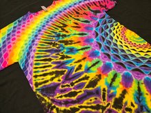 Load image into Gallery viewer, Large. Rainbow/ mandala combo tee.
