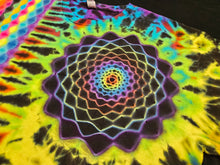 Load image into Gallery viewer, XL. Mandala/ honeycomb combo tee.
