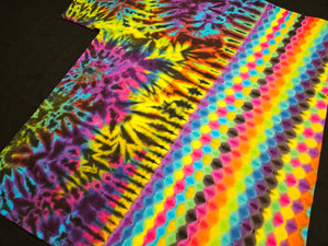 XL. Mandala/ honeycomb combo tee.