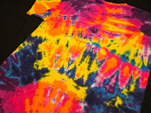 Load image into Gallery viewer, XL. Dye painted Derpy Tiger tee.
