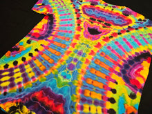 Load image into Gallery viewer, Large. Psychedelic rainbow tee.
