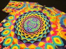 Load image into Gallery viewer, Large. Mandala psychedelia tee.
