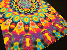 Load image into Gallery viewer, Large. Mandala psychedelia tee.
