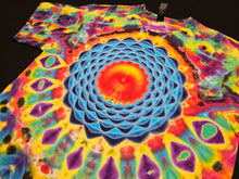 Load image into Gallery viewer, Medium. Mandala psychedelia tee.
