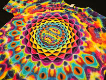Load image into Gallery viewer, XL. Mandala psychedelia tee.
