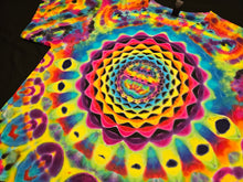 Load image into Gallery viewer, Large. Mandala psychedelia tee.
