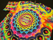 Load image into Gallery viewer, Medium. Mandala psychedelia tee.
