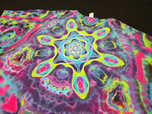 Load image into Gallery viewer, XL. Mandala psychedelia tee.
