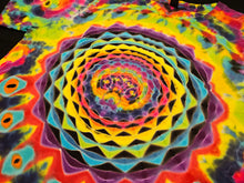 Load image into Gallery viewer, Large. Mandala psychedelia tee.
