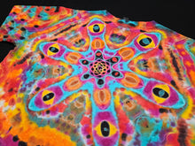 Load image into Gallery viewer, Large. Mandala psychedelia tee.
