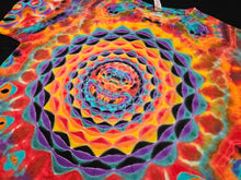 Load image into Gallery viewer, XL. Mandala psychedelia tee.
