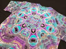 Load image into Gallery viewer, Medium. Mandala psychedelia tee.
