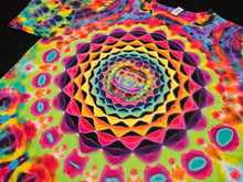 Load image into Gallery viewer, XL. Mandala psychedelia tee.
