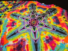 Load image into Gallery viewer, XL. Mandala psychedelia tee.

