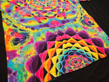 Load image into Gallery viewer, Large. Mandala psychedelia tee.
