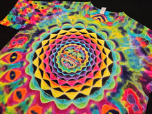 Load image into Gallery viewer, Medium. Mandala psychedelia tee.
