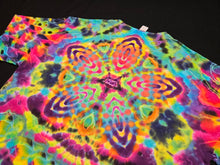 Load image into Gallery viewer, Medium. Mandala psychedelia tee.
