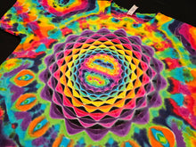 Load image into Gallery viewer, XL. Mandala psychedelia tee.
