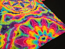 Load image into Gallery viewer, XL. Mandala psychedelia tee.
