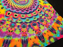 Load image into Gallery viewer, Large. Mandala psychedelia tee.
