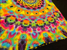Load image into Gallery viewer, Large. Mandala psychedelia tee.
