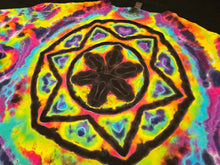 Load image into Gallery viewer, Large. Mandala psychedelia tee.
