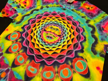Load image into Gallery viewer, Small. Mandala psychedelia tee.
