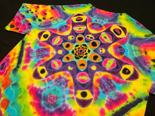 Load image into Gallery viewer, Small. Mandala psychedelia tee.
