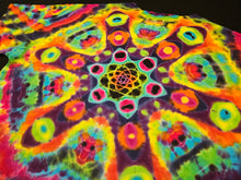 Load image into Gallery viewer, XL. Mandala psychedelia tee.

