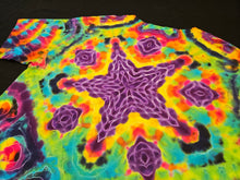 Load image into Gallery viewer, Large. Mandala psychedelia tee.
