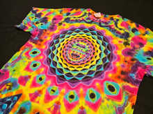 Load image into Gallery viewer, Medium. Mandala psychedelia tee.
