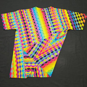 Large. Honeycomb tee.