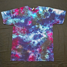 Load image into Gallery viewer, XL. Ice dye scrunch tee.
