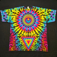 Load image into Gallery viewer, 2XL. Mandala/diamond combo tee.
