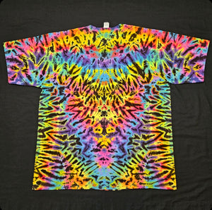 2XL. Psychedelic scrunch tee.