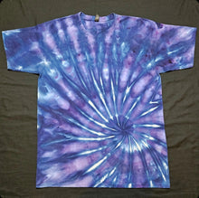 Load image into Gallery viewer, XL. Ice dye spiral tee.
