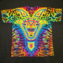 Load image into Gallery viewer, XL. Psychedelic Billy goat tee.
