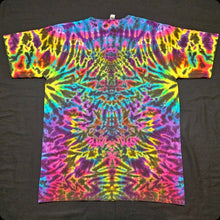 Load image into Gallery viewer, Large. Psychedelic Billy goat tee.
