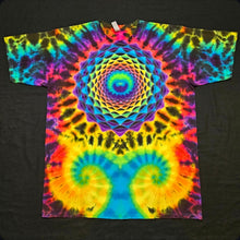 Load image into Gallery viewer, XL. Mandala/spiral combo tee.
