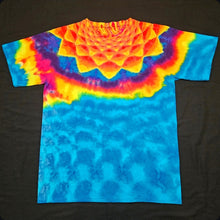 Load image into Gallery viewer, Large. Sunset mandala tee.
