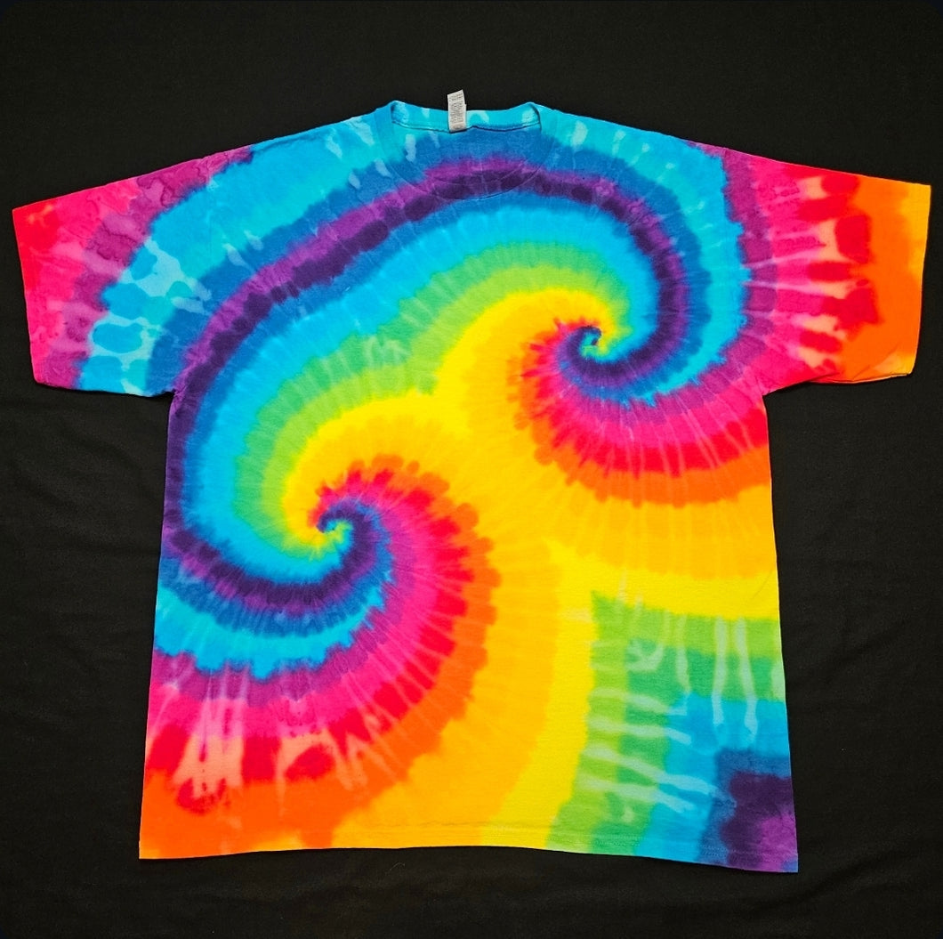 2XL. Double spiral tee.