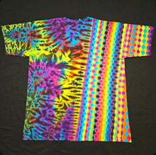 Load image into Gallery viewer, XL. Mandala/ honeycomb combo tee.
