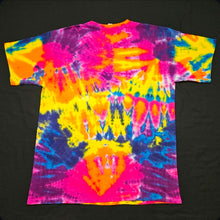Load image into Gallery viewer, XL. Dye painted Derpy Tiger tee.
