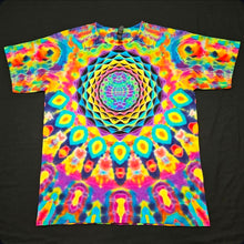 Load image into Gallery viewer, Large. Mandala psychedelia tee.
