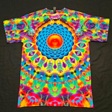 Load image into Gallery viewer, Medium. Mandala psychedelia tee.
