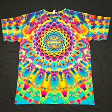 Load image into Gallery viewer, XL. Mandala psychedelia tee.
