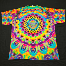 Load image into Gallery viewer, 2XL. Mandala psychedelia tee.
